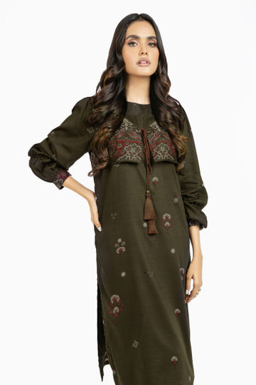 Alkaram FW-41.1-22-Brown Winter Collection 2022 Online Shopping